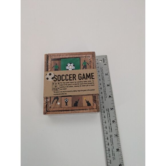 Siam Mandalay Wooden‎ Soccer Game Slide Puzzle - Picture 3 of 4
